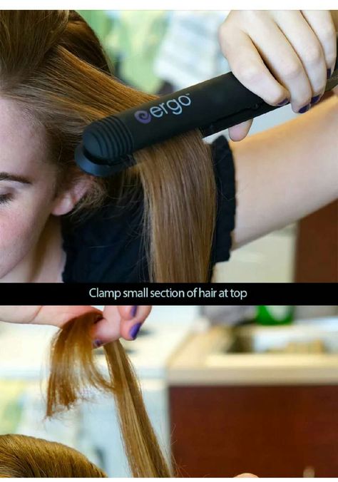 How to: Curl Hair With a Flat Iron How To Curl Hair, Bushy Hair, Easy Care Hairstyles, Curl Your Hair, Hair Straightening Iron, Curl Hair, Extreme Hair, Hair Straighteners, Hair Control