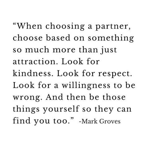 772 Likes, 7 Comments - Live • Life • Happy (@thebehappyproject) on Instagram: “When Choosing A Partner {words by @createthelove} #remember #choose #truelove #soulmate #partner…” Check On Your Friends, Routine Life, Live Life Happy, Hilarious Quotes, Dear Daughter, Life Partner, My Hobby, Life Partners, Powerful Words