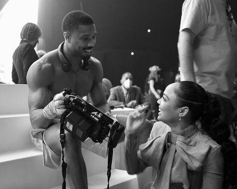 Adonis And Bianca, Bianca Creed, Michael Bakari Jordan, Creed Movie, Taken Film, Unorganized Idea, Michael B Jordan, Tessa Thompson, Black Love Couples