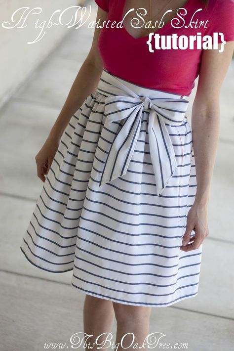 15 Fabulous Summer Skirt Tutorials |Flamingo Toes Sukienki Maksi, Skirt Diy, Mode Tips, Skirt Tutorial, Diy Vetement, Diy Skirt, Beginner Sewing Projects Easy, Sewing Projects For Beginners, A Skirt