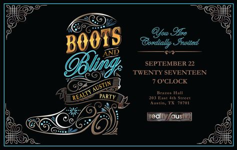 Boots And Bling Gala, Western Gala, Cowboy Theme Party, Gala Themes, Banquet Ideas, Country Birthday, Gala Ideas, Events Ideas, Denim And Diamonds