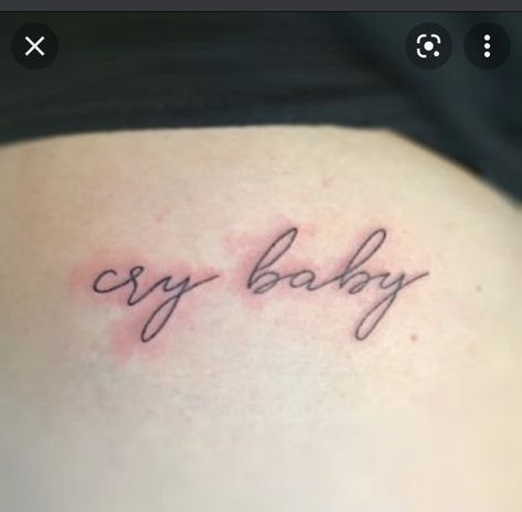 Small Melanie Martinez Tattoos, Cry Baby Tat, Tattoos Melanie Martinez, Melanie Martinez Inspired Tattoos, Melanie Tattoo, Melanie Martinez Tattoo Ideas, Melanie Martinez Tattoo, Tats Ideas, Tattoo 2023