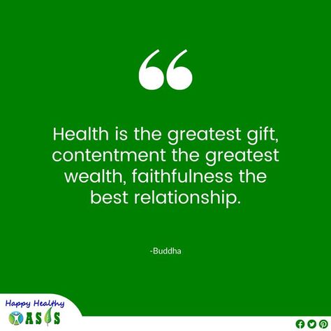 Health is the greatest gift Hope Life, The Greatest Gift, Words Of Hope, Quote Inspiration, Big Gifts, Healthier You, Best Relationship, Healthy Happy, Oasis