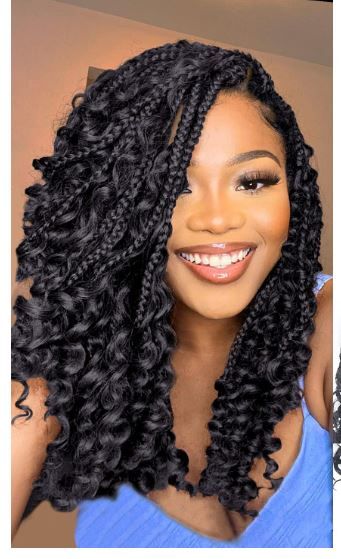 #AMAZONAFFILIATE #AMAZON #BRAIDS #HAISTYLE INSPO FOR BLACK WOMEN Goddess Box Braids Crochet Hair With Curly Ends 14 Inch Bohomian Box Braids Crochet Braids 8 Packs 3X Crochet Braids Synthetic Braiding Hair Extension for Black Women (14 Inch (Pack of 8), 1B) Boho Goddess Braids, Bohemian Box Braids, Hair Extensions For Black Women, Extensions For Black Women, Hairstyle 2024, Boho Braided Hairstyles, Box Braids Crochet, Goddess Hair, Synthetic Braiding Hair