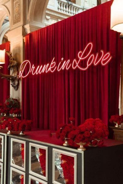 Vincenzo Dascanio, Wedding Photo Walls, Valentine Backdrop, Red Backdrop, Pop Up Bar, Luxury Wedding Decor, Valentine Theme, Drunk In Love, Event Production