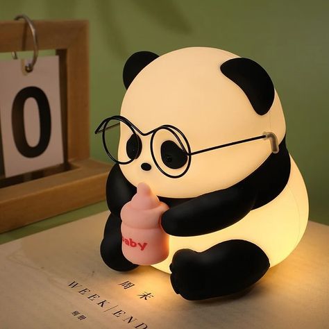 Adorable panda night light 🐼 you can find it at https://bestshopsnow.com/products/three-speed-dimming-colorful-timing-small-night-lamp . . . #smallbusiness #smallbusinessowner #panda #night #light #fy #fypシ #aesthetics #pinterestinspired #roominspiration #roomideas #giftideas #shopsmall #cuteanimals #smallbiz Panda Lindo, Nursery Night Light, Rabbit Cartoon, Kids Birthday Gifts, Wall Fans, Cute Panda, Night Lamps, Bedside Lamp, Led Night Light