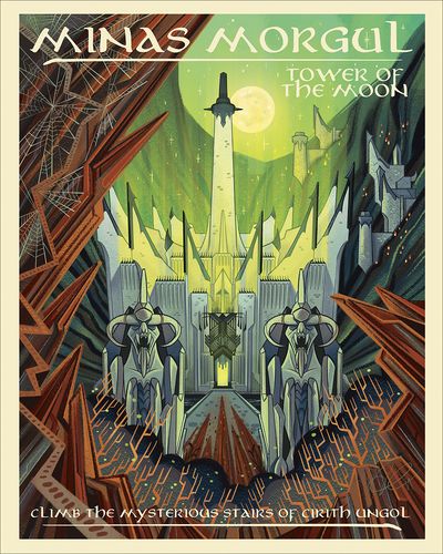 Minas Morgul (PRINT), Beverly Arce Aesthetic Party Decor, Minas Morgul, Movie Canvas Painting, Posters For Room Aesthetic, Dungeons And Dragons Decor, Minas Tirith, Dungeons And Dragons Figures, John Howe, Aesthetic Party