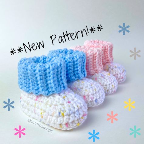 Crochet Baby Booties Free Pattern, Crocheted Baby Booties, Darning Needle, Baby Booties Free Pattern, Crochet Baby Booties Pattern, Crochet Baby Hat Patterns, Crochet Baby Beanie, Crochet Baby Shoes Pattern, Baby Shoes Pattern