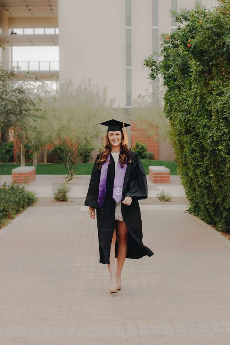 Gcu Graduation Pictures, Gcu Senior Pictures, Grand Canyon University Graduation, Gcu Graduation, Arizona State Graduation Pictures, Nursing Pics, Graduate Photoshoot, Txst Grad Photos, University Of South Florida Graduation Pictures