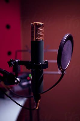 Stocksy United - 2888 stock photo and video results for 'recording at studio' Podcast Mic Aesthetic, Dubbing Studio Aesthetic, Recording Studio Background, Recording Studio Aesthetic, Recording Studio Microphone, Recording Podcast, Home Recording Studio Setup, Recording Studio Setup, Radio Video