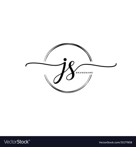 Logo With Circle, Js Logo, Esthetician Inspiration, Fun Love Quotes For Him, Handwriting Logo, Wine Logo, Digital Invitations Wedding, S Logo Design, Wedding Logo Design