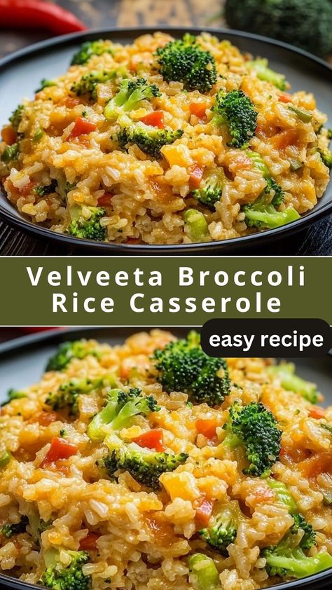 Velveeta Broccoli Rice Casserole