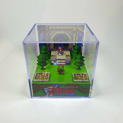 Diorama Template, Zelda Ocarina Of Time, Ocarina Of Time, Collectible Dolls, Gift Registry, Wedding Shop, Led Lights, Zelda, Miniatures