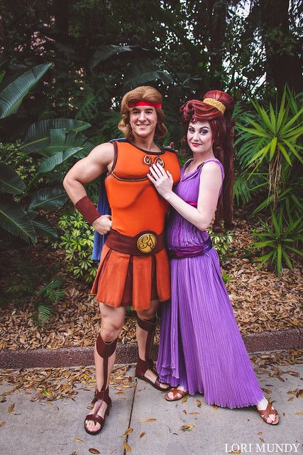 Hercules and Megara | disneylori | Flickr Megara Hercules Costume, Disney Hercules Costume, Megara Costume, Hercules And Megara, Megara Cosplay, Hercules Costume, Megara Disney, Megara Hercules, Pink Heart Jewelry