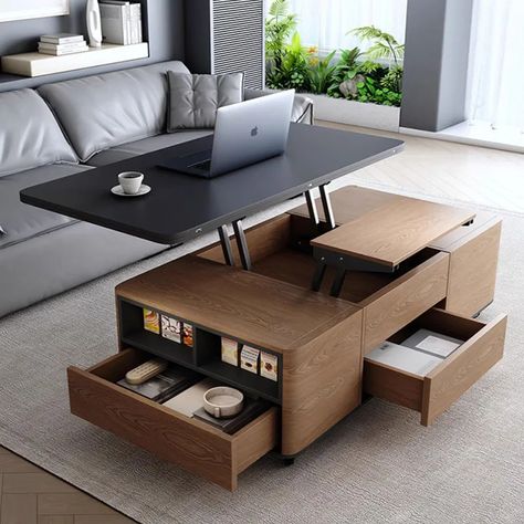 Coffee Table Organization, Foldable Coffee Table, Wooden Living Room Furniture, Nordic Coffee Table, Folding Coffee Table, Dinning Table Set, Center Table Living Room, Wood Furniture Living Room, Wooden Living Room