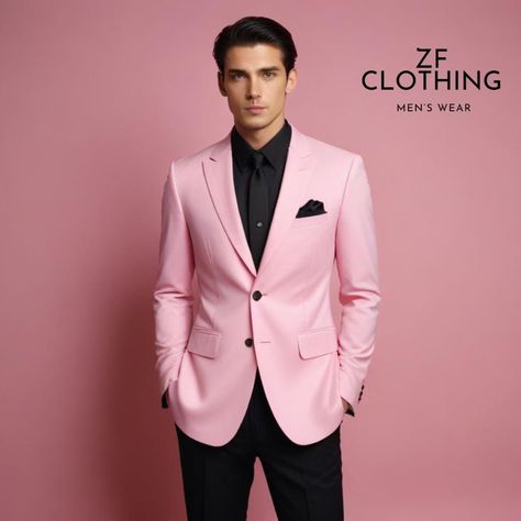 Pink Suits For Men, 2 Piece Suits For Men, Pink Suit Men, Suits Formal, Tailored Suit, Body Measurement, Men Classic, Pink Suit, Premium Colors