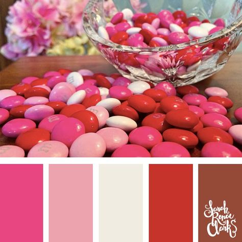 Valentines Day Colors, Colour Catalogue, Colour Crush, Colour Themes, Color Catalog, Icing Colors, Valentine Coloring, Color Stories, Valentine Crafts