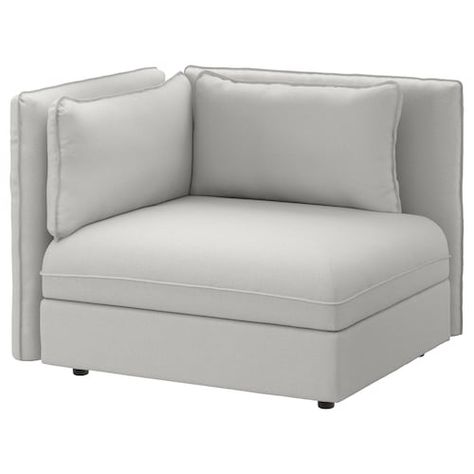 IKEA VALLENTUNA Sitzelement mit Rückenlehne Ikea Vallentuna, Ikea Bank, Ikea Sofa Bed, Ikea Fabric, Flexible Furniture, Armchair Bed, Steel Bed, Modul Sofa, Sleeper Sectional