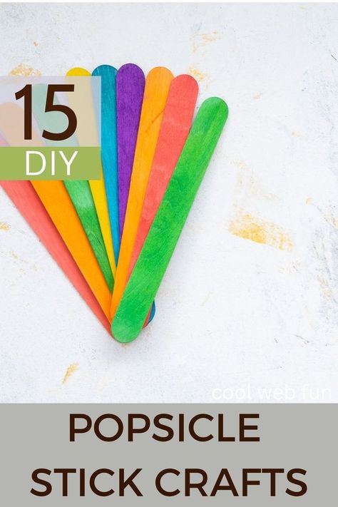 Who knew that simple popsicle sticks could be so versatile? Get inspired by these creative and fun popsicle crafts that are perfect for kids and adults alike. From picture frames and bookmarks to birdhouses and wind chimes, the possibilities are endless. Popsicle Crafts For Kids, Popsicle Stick Crafts For Adults, Diy Popsicle Stick Crafts, Diy Popsicle, Popsicle Crafts, Stick Crafts, Popsicle Stick Crafts, Popsicle Stick, 15 Diy