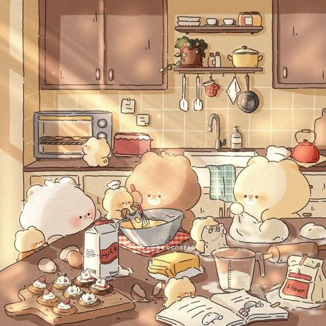 Christmas Oc, Kawaii Characters, Aesthetic Cartoon, Cocoppa Wallpaper, Cute Laptop Wallpaper, Cute Desktop Wallpaper, Cute Christmas Wallpaper, Sumikko Gurashi, Cute Pastel Wallpaper