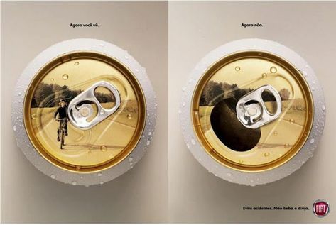 Creative Advertising - Now you see it, now you don't Verknipte Humor, Social Awareness Campaign, Guerrilla Marketing, Clever Advertising, Dont Drink And Drive, 광고 디자인, Drunk Driving, Publicidad Creativa, Street Marketing