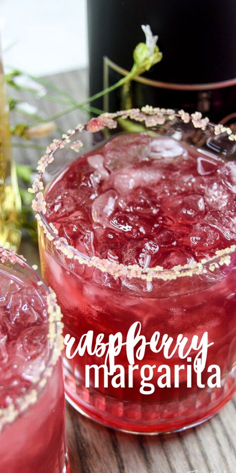 Raspberry Mixed Drinks, Raspberry Margarita On The Rocks, Raspberry Coconut Margarita, Fun Margarita Recipes, Pink Margarita Recipe, Berry Margarita Recipe, Raspberry Margarita Recipe, Pitcher Margarita Recipe, Raspberry Margarita