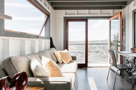 The Best Tiny House Rentals on Airbnb, from the Catskills to Colorado | Condé Nast Traveler Hawaii Tiny House, Lava Field, Tiny House Rentals, Tiny House Living Room, Tiny Houses For Rent, Best Tiny House, Airbnb Rentals, Phoenix Homes, Hawaii Homes