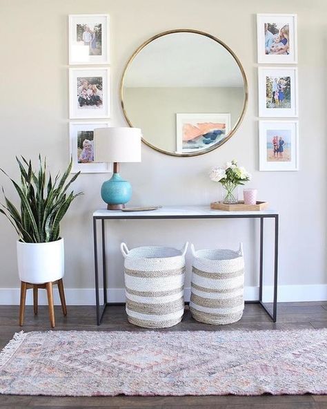 Console table with storage