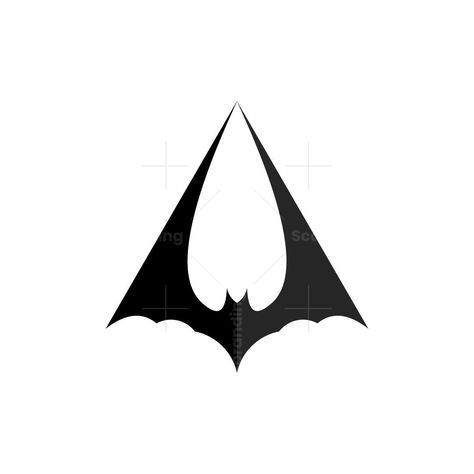 Triangle bat logo. Triangle bat logo design. Flat design simple bat logo, with triangle shape design concept. Modern elegant creative minimalist and unique logo design. Logo With Triangle, Bat Minimalist Tattoo, Simple Shapes Design, Bat Logo Design, Meaning Full Tattoos, Samcheok, Triangle Logo Design, Bat Vector, Sound Logo