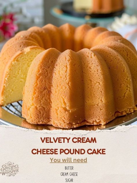 Bundt Cake Mix, Cheese Pound Cake Recipe, Yellow Cake Mix Recipes, Easy Bundt Cake Recipes, Cream Cheese Pound Cake Recipe, Easy Bundt Cake, Boxed Cake Mixes Recipes, Cheese Pound Cake, Cake Mix Desserts