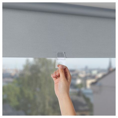 TUPPLUR Blackout roller blind - gray - IKEA Room Darkening Blinds, Farmhouse Blinds, Grey Roller Blinds, Sheer Blinds, Patio Blinds, Bathroom Blinds, Modern Blinds, Living Room Blinds, Bedroom Blinds