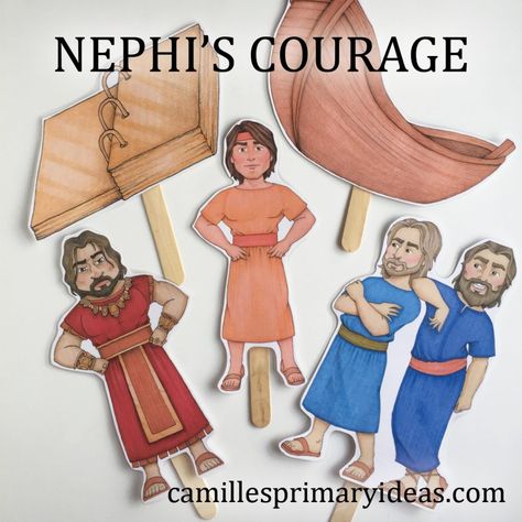 Nephi's Courage 1st and 2nd Verse - Singing Time Ideas | LDS | Camille's Primary Ideas Nephis Courage, Primary Singing Time Ideas, Singing Time Ideas, Lds Primary Singing Time, Old Testament Bible, Jacobs Ladder, Primary Chorister, Time Lessons, Primary Songs