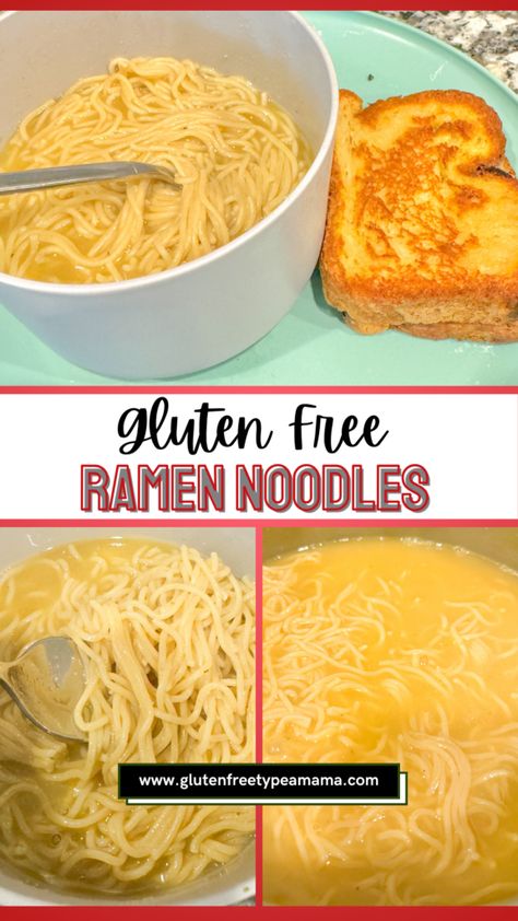 Gluten Free Ramen Noodles Recipe - Gluten Free Type A Mama Gluten Free Ramen Recipes, Gluten Free Ramen Noodles, Ramen Noodles Recipe, Gluten Free Ramen, Gluten Free Chinese, Gluten Free Recipes For Lunch, Lo Mein Recipes, Ramen Noodle Recipes, Gluten Free Noodles