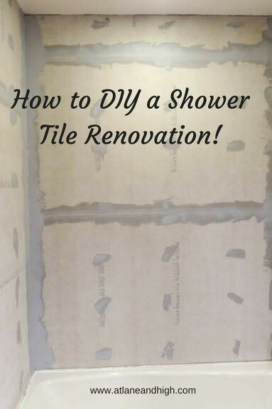 If you like this post make sure you sign up for the newsletter so you don't miss a project!Today I am going to share with you how I installed new wall tile above my daughters bathtub, which was literally coming away from the wall. After we moved in to our new home it didn't take long to realize that the tile in this bathroom wasn't going to last long. It got to the point where I literally had to put duct tape on it to keep water from going behind the wall!So my husband and I demoli… Bathroom Wall Tiles, Tile Renovation, Walk In Shower Designs, Diy Bathroom Remodel, Diy Bathroom Decor, Bathroom Wall Tile, Diy Remodel, Chic Living, Shower Design