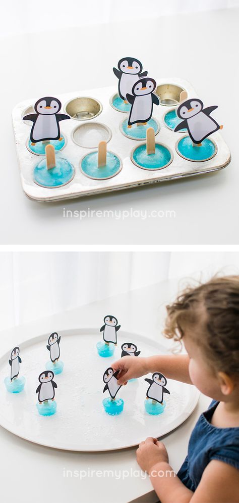 Penguin Tuff Tray, Penguin Tuff Tray Ideas, Up In The Sky Activities For Kids, First Day Of Winter Activities, Penguin Toddler Activities, Antarctica Activities For Kids, Winter Animal Crafts For Preschoolers, Baby Sensory Play 9-12 Months, Penguin Games For Kids