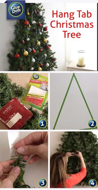 Xmas Tree On The Wall, Tree On The Wall Christmas, How To Make A Wall Christmas Tree, Christmas Tree On The Wall Ideas, Diy Wall Christmas Tree Ideas, Christmas Tree On Wall Ideas, Christmas Tree Wall Ideas, Wall Xmas Tree Ideas, Wall Christmas Tree Diy