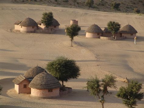 Desert village, Rajasthan, India. A small desert village in Rajasthan , #ad, #Rajasthan, #village, #Desert, #desert, #small #ad Fantasy Desert Village, Desert Village Aesthetic, Dessert Village, Rajasthan Village, Village Plan, Cholistan Desert, Desert Village, Rajasthan Desert, Desert Of Rajasthan