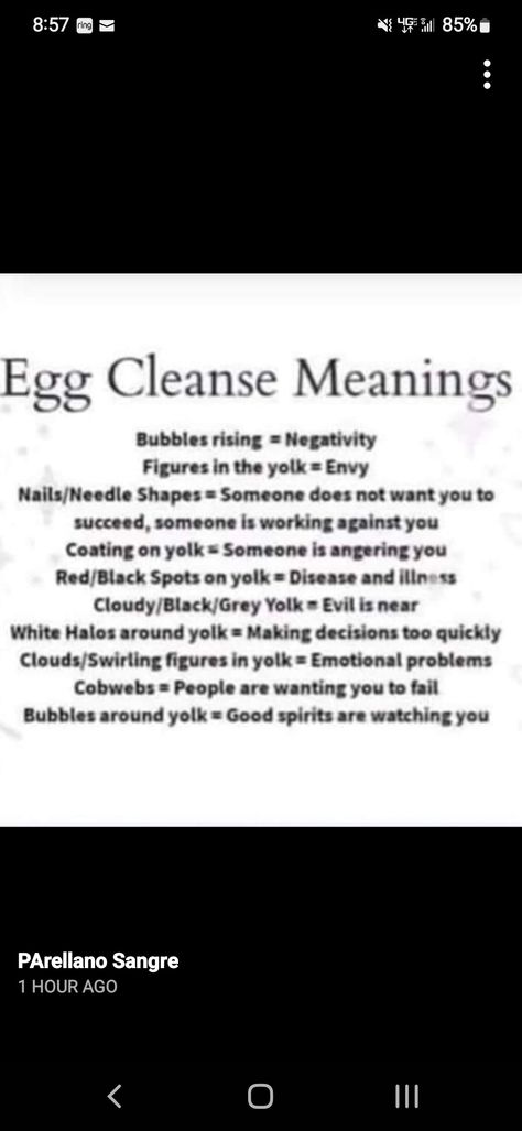 Egg Spell Reading, Reading An Egg Cleanse, Egg Cleanse Interpretation Meaning, Egg Cleansing Ritual Return To Sender, Egg Cleansing Ritual How To Read, How To Read An Egg Cleansing, Egg Cleansing Reading Meanings, Egg Cleansing Reading, Reading Egg Cleanse