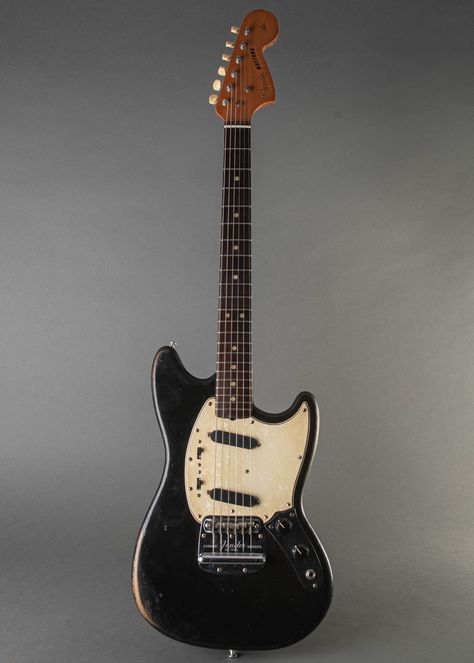 Fender Mustang 1965, Black | Carter Vintage Guitars Fender Mustang Guitar, Mustang Guitar, Banjo Tabs, Electric Guitar Kits, Fender Mustang, Guitar Rig, Guitar Obsession, Guitar Store, Fender Electric Guitar