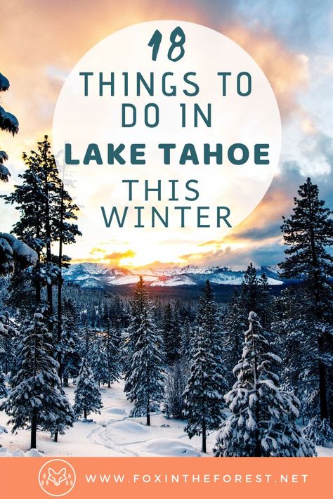 The best things to do in Lake Tahoe in winter. Vacation activities including things to do in Incline Village, Nevada, South Lake Tahoe, Emerald Bay and more. Best winter photography spots, hiking, skiing, and views. #california #nevada #travel #usa Tahoe In Winter, Lake Tahoe Trip, Emerald Bay Lake Tahoe, Lake Tahoe Winter, Tahoe Winter, Tahoe Trip, Lake Tahoe Vacation, North Lake Tahoe, Incline Village