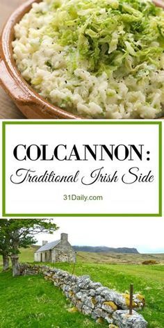 A traditional Irish mashed potato dish, Colcannon is a traditional hearty yet comfort classic food in Ireland. Colcannon is a year-round staple side dish, although it also makes special appearances at holidays, including St. Patrick’s Day, and most especially at Halloween where sneaky chefs conceal lucky charms or coins within its body. Traditionally Colcannon... Food In Ireland, Mash Potato Dishes, Irish Mashed Potatoes, Irish Colcannon, Colcannon Recipe, Irish Desserts, Irish Cooking, Irish Recipes Traditional, Ireland Food