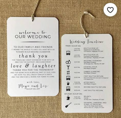 Wedding Guest Gift Bag, Wedding Day Itinerary, Guest Gift Bags, Hotel Welcome Bags, Schedule Of Events, Wedding Welcome Gifts, Wedding Itinerary, Welcome Bag, Wedding Gift Bags