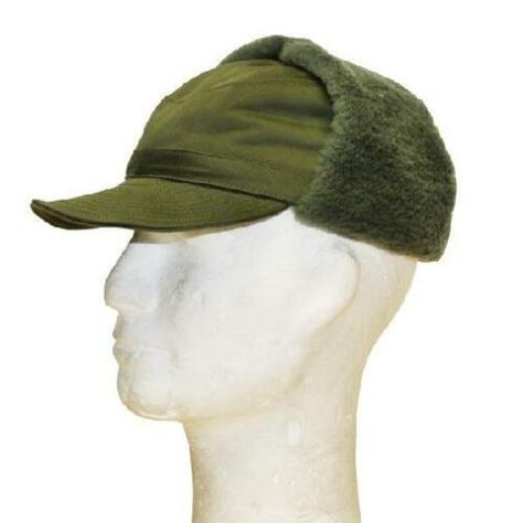 Vintage Swedish military surplus M59 green field cap cold | eBay Swedish Army, Army Hat, Skull Hat, Green Field, Trapper Hat, Military Surplus, Trapper Hats, Ear Warmers, Winter Hat