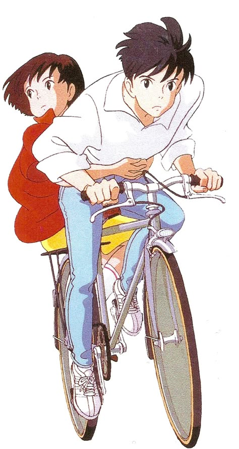 Whisper of the Heart | Hiiragi Aoi | Studio Ghibli / Tsukishima Shizuku and Amasawa Seiji Seiji Amasawa, Whisper Of The Heart, The Cat Returns, Ghibli Artwork, Studio Ghibli Movies, Studio Ghibli Art, Ghibli Movies, Ghibli Art, Japanese Animation