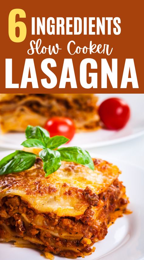 Easy Crockpot Lasagna Recipe, Lasagna With Cottage Cheese, Crockpot Lasagna Easy, Lasagna With Ricotta, Homemade Lasagna Recipes, Crock Pot Lasagna Recipe, Beef Lasagna, Crockpot Lasagna, Slow Cooker Lasagna