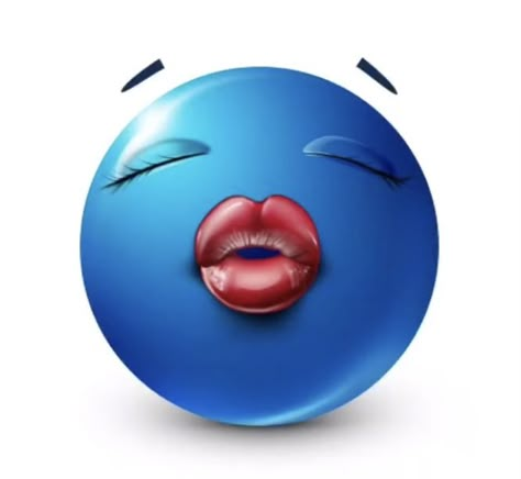 Blue Emoticon Love, Sweating Emoji Blue, Those Blue Emojis, Blue Emoji Icon, Blushing Blue Emoji, Blue Emoji Love, Happy Blue Emoji, Kissy Emoji, Blue Emoticon