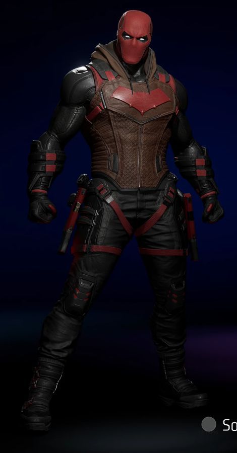 Robin Suit, Red Hood Dc, Batman Gotham Knight, Red Hood Cosplay, Tactical Suit, Batman Suit, Batman Concept, Gotham Knights, Red Hood Jason Todd