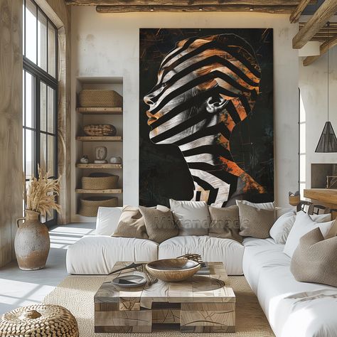 Immerse yourself in the beauty of African traditions with this exquisite canvas. Each piece is a testament to the power of art. 🎨🌍 #CulturalHeritage #ArtGallery African Traditions, Modern Minimalist Living Room, Powerful Art, Minimalist Living, Minimalist Living Room, Living Room Inspiration, Living Room Art, Art Collector, Bedroom Makeover