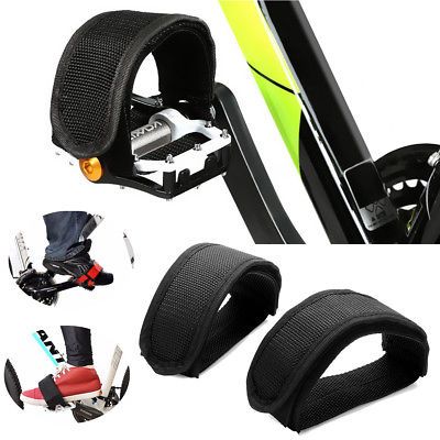 Pair Black Cycling Bicycle Bike Foot Pedal Straps Fixed Anti-slip Toe Clips US in Sporting Goods, Cycling, Bicycle Components & Parts | eBay Pedal Straps, Interesting Products, Bicycle Components, Cycling Bicycles, Bicycle Bike, Fun Sports, Cycling, Bicycle, Bike