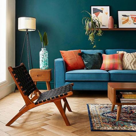 Teal Sofa Living Room Colour Schemes, Coffee Table Ottoman With Storage, Blue Sofa Living Room Ideas, Blue Sofa Living Room, Royal Blue Sofa, Teal Sofa Living Room, Blue Velvet Sofa Living Room, Teal Velvet Sofa, Sofa Living Room Ideas